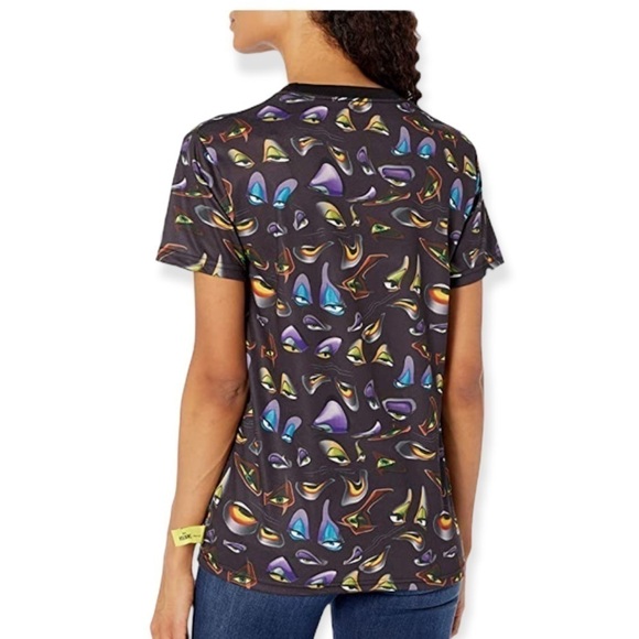 Disney Villains vs Heidi Klum Eyes Boxy Band Tee Shirt New Medium - Picture 4 of 7